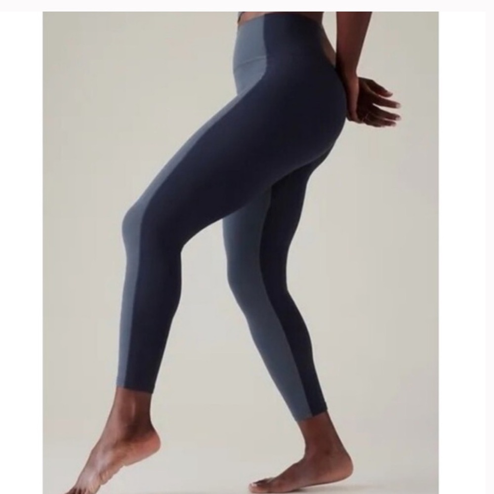 Athleta Transcend colorblock leggings